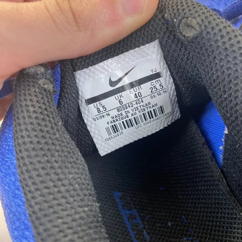 Nike Women Shoe‎ Size 8.5 Athletic Sneaker Pre Owne,Blue,Athletic,Comfort